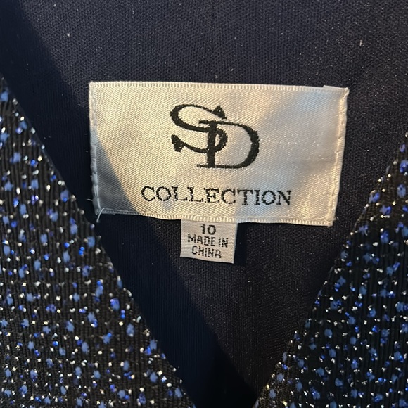 Sparkly navy blue jumpsuit - Picture 4 of 5